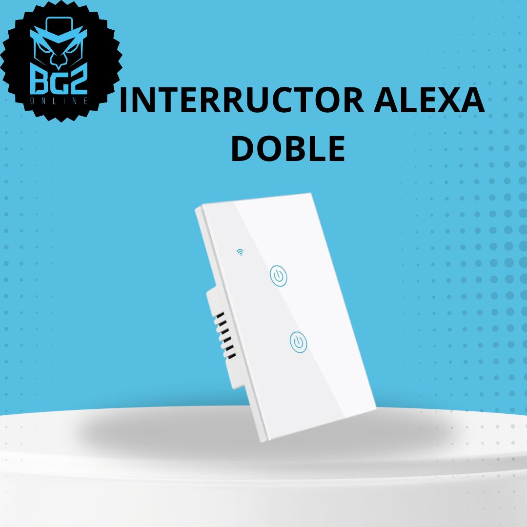 INTERRUCTOR INTELIGENTE ALEXA DOBLE